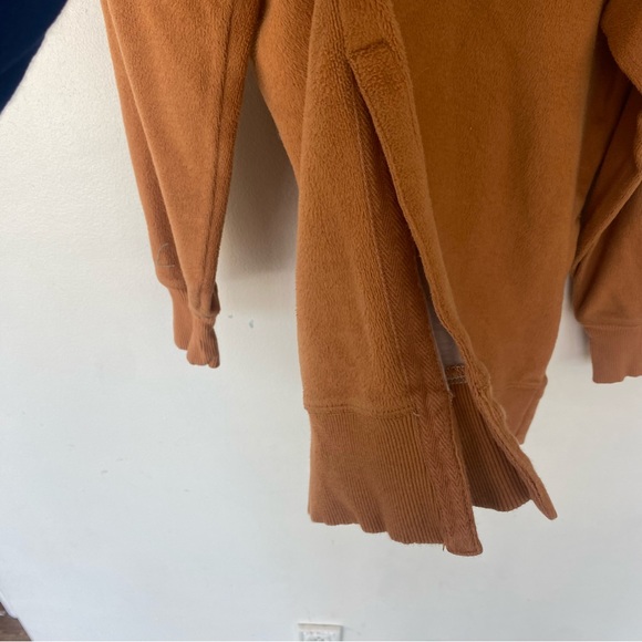 Aerie oversized coziest desert sweatshirt camel brown size XS - Picture 8 of 10